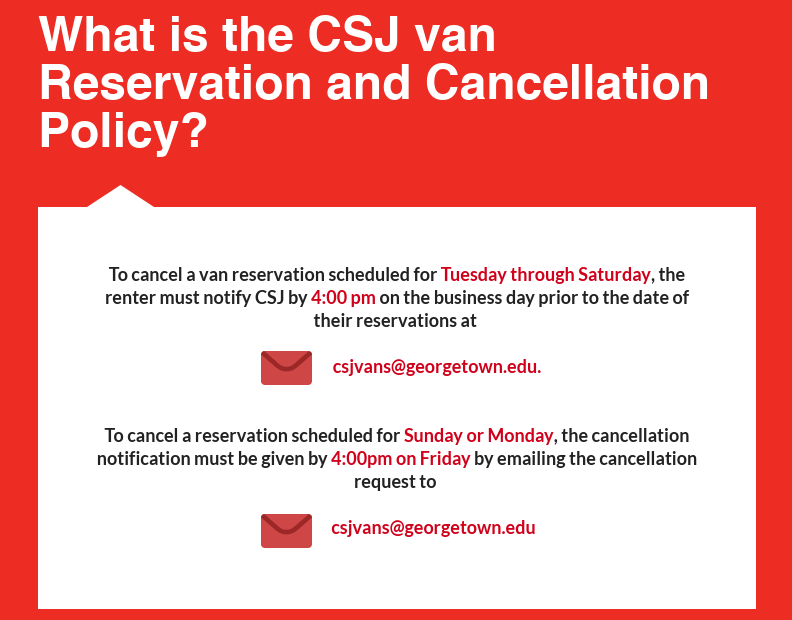 Sixth portion of CSJ Van Infographic, all text on infographic is written out below infographics in text on our website