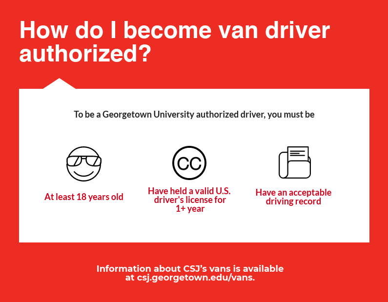 Seventh portion of CSJ Van Infographic, all text on infographic is written out below infographics in text on our website